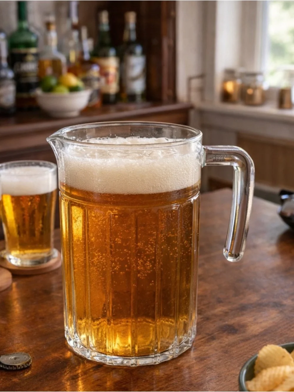 Vintage Glass Pitcher